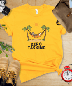 Zero Tasking Sloth And Cat Shirt