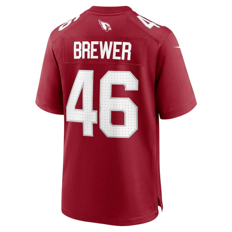 Aaron Brewer 46 Arizona Cardinals Team Game Men Jersey - Cardinal JS8791 nicesnker - Image 3