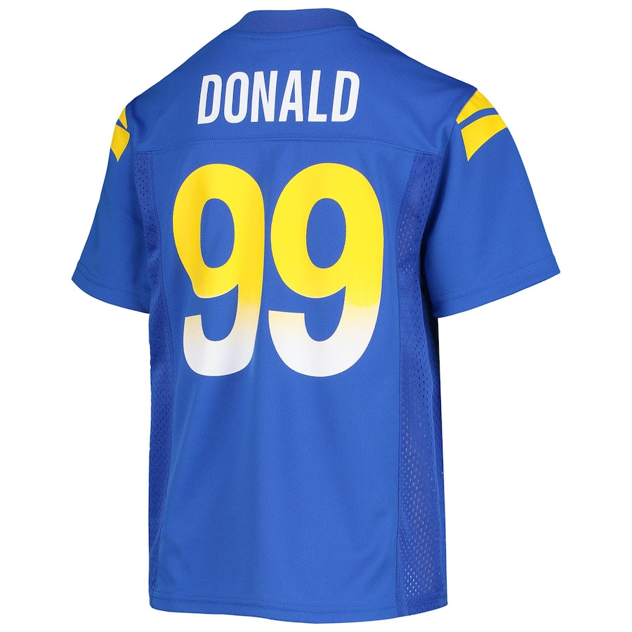 Aaron Donald 99 Los Angeles Rams YOUTH Jersey - Royal JS9434 nicesnker - Image 3