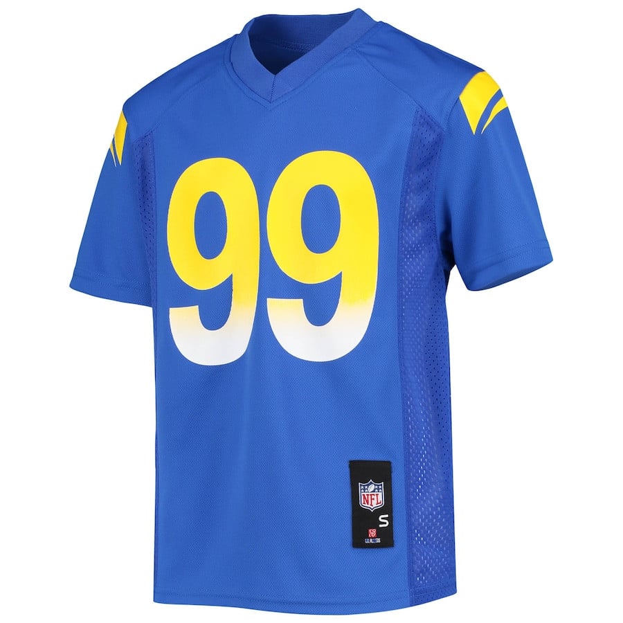 Aaron Donald 99 Los Angeles Rams YOUTH Jersey - Royal JS9434 nicesnker - Image 2