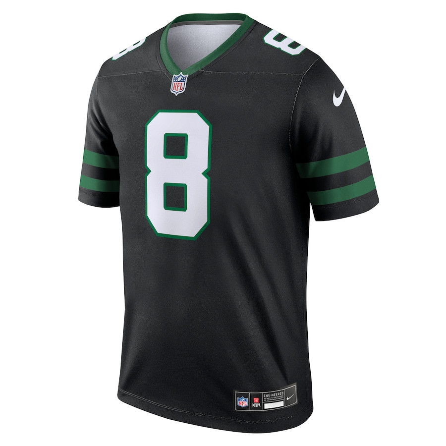 Aaron Rodgers 8 New York Jets Alternate Legend Jersey - Men, Legacy Black JS4369 nicesnker - Image 2