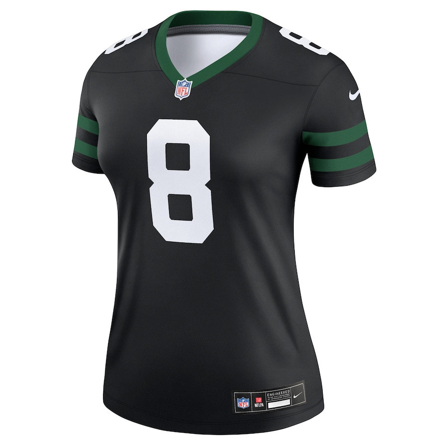 Aaron Rodgers 8 New York Jets Alternate Legend Jersey, Women Legacy Black JS6279 nicesnker - Image 2