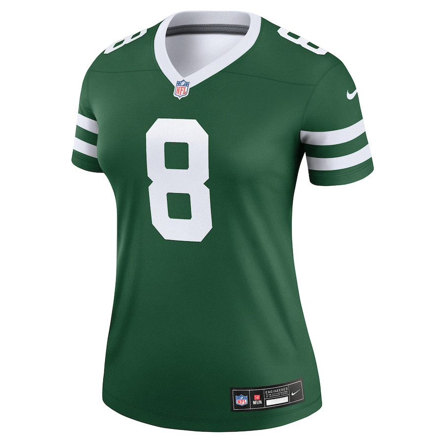 Aaron Rodgers 8 New York Jets Alternate Legend Jersey, Women Legacy Green JS2799 nicesnker - Image 2