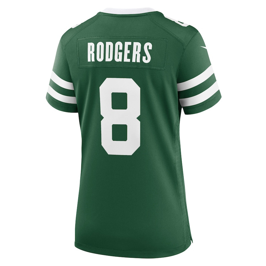 Aaron Rodgers 8 New York Jets Game Women Jersey - Legacy Green JS1131 nicesnker - Image 3