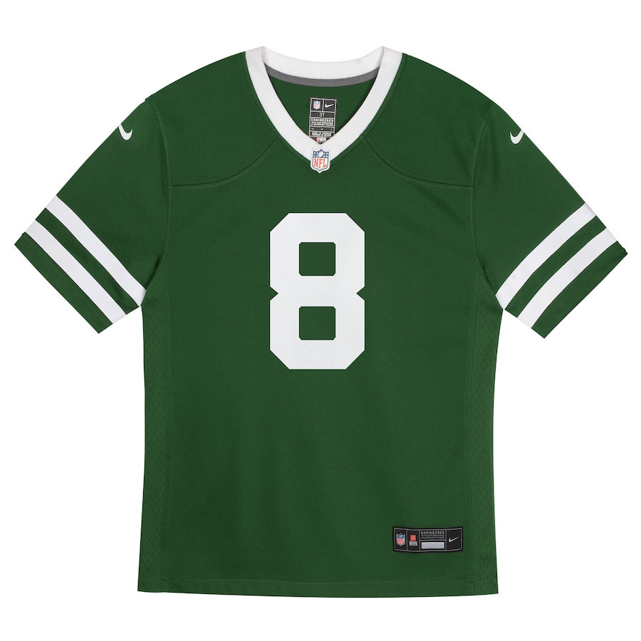 Aaron Rodgers 8 New York Jets Youth Game Jersey, Legacy Green JS3960 nicesnker - Image 2
