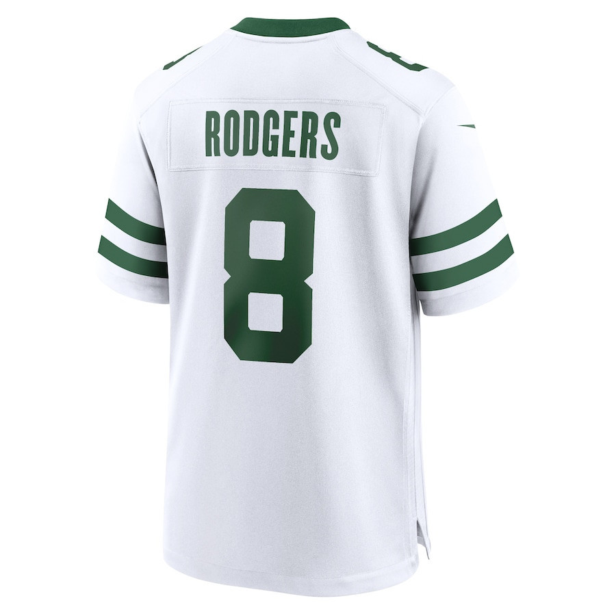 Aaron Rodgers 8 New York Jets Youth Game Jersey, Legacy White JS4986 nicesnker - Image 3