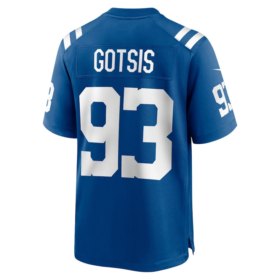 Adam Gotsis 93 Indianapolis Colts Team Game Men Jersey - Royal JS1785 nicesnker - Image 3