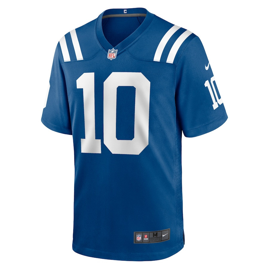 Adonai Mitchell 10 Indianapolis Colts Game Men Jersey - Royal JS4221 nicesnker - Image 2