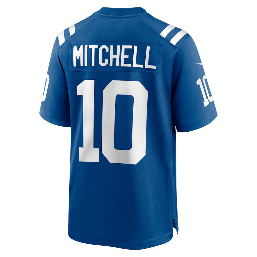 Adonai Mitchell 10 Indianapolis Colts Game Men Jersey - Royal JS4221 nicesnker - Image 3