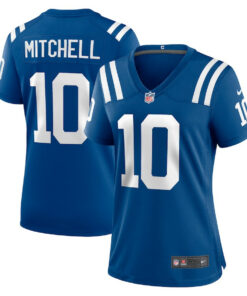 Adonai Mitchell 10 Indianapolis Colts Women's Game Jersey - Royal JS8150 nicesnker