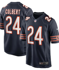 Adrian Colbert 24 Chicago Bears Team Game Men Jersey - Navy JS5863 nicesnker