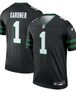 Ahmad Sauce Gardner 1 New York Jets Alternate Legend Jersey - Men, Legacy Black JS2107 nicesnker