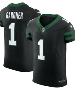 Ahmad Sauce Gardner 1 New York Jets Alternate Vapor F.U.S.E. ELITE Jersey - Legacy Black JS5784 nicesnker