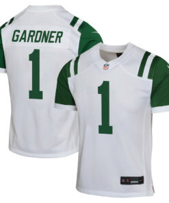 Ahmad Sauce Gardner 1 New York Jets Classic Alternate Game YOUTH Jersey - White JS2703 nicesnker