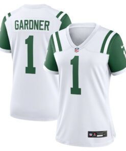 Ahmad Sauce Gardner 1 New York Jets Women's Classic Alternate Game Jersey - White JS5973 nicesnker