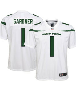 Ahmad Sauce Gardner 1 New York Jets YOUTH Game Jersey - White JS2811 nicesnker