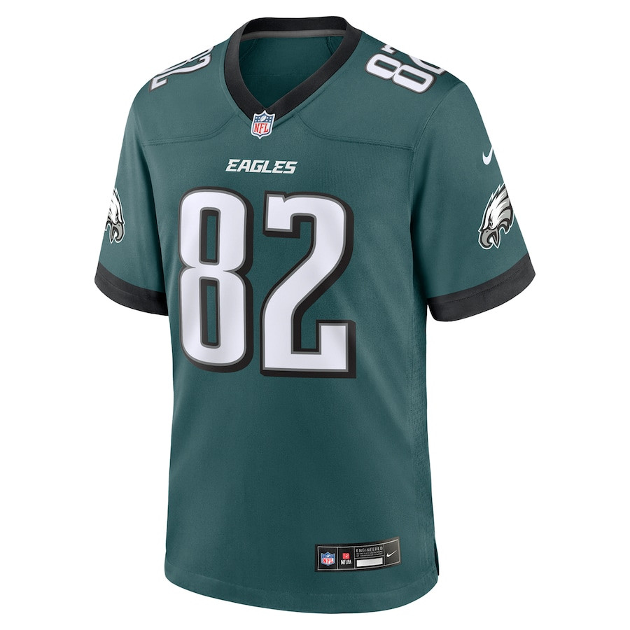 Ainias Smith 82 Philadelphia Eagles Team Game Men Jersey - Midnight Green JS8036 nicesnker - Image 2