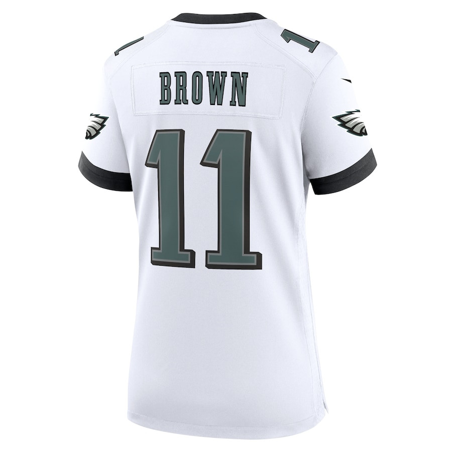 A.J. Brown 11 Philadelphia Eagles Game Women Jersey - White JS2568 nicesnker - Image 3