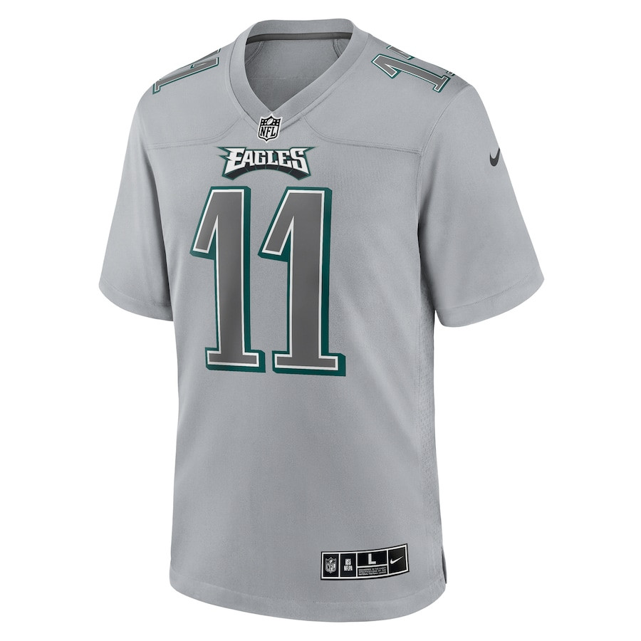 A.J. Brown 11 Philadelphia Eagles Men Atmosphere Fashion Game Jersey - Gray JS2707 nicesnker - Image 2