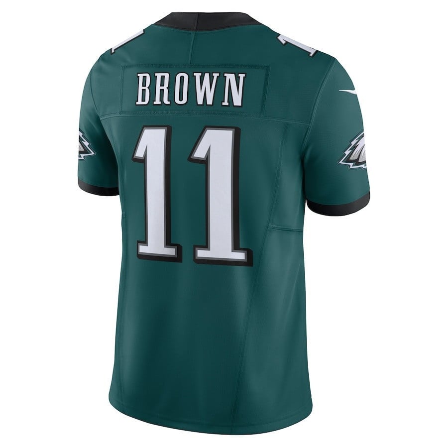 A.J. Brown 11 Philadelphia Eagles Vapor F.U.S.E. Limited Jersey - Midnight Green JS5815 nicesnker - Image 3