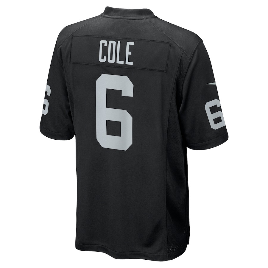 AJ Cole 6 Las Vegas Raiders Men Game Jersey - Black JS1186 nicesnker - Image 3