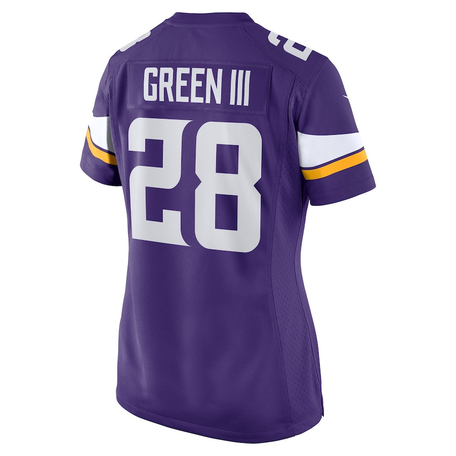 A.J. Green III 28 Minnesota Vikings Team Game Women Jersey - Purple JS2798 nicesnker - Image 3