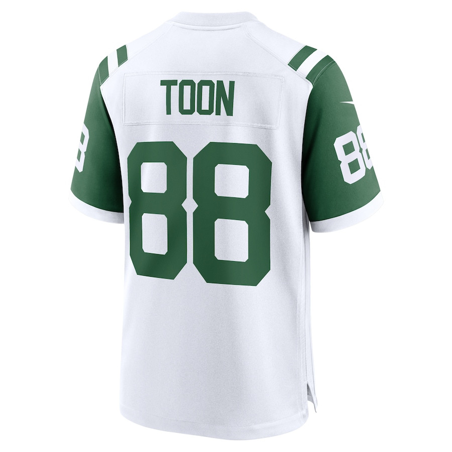 Al Toon 88 New York Jets Classic Alternate Retired Player Game Men Jersey - White JS6188 nicesnker - Image 3