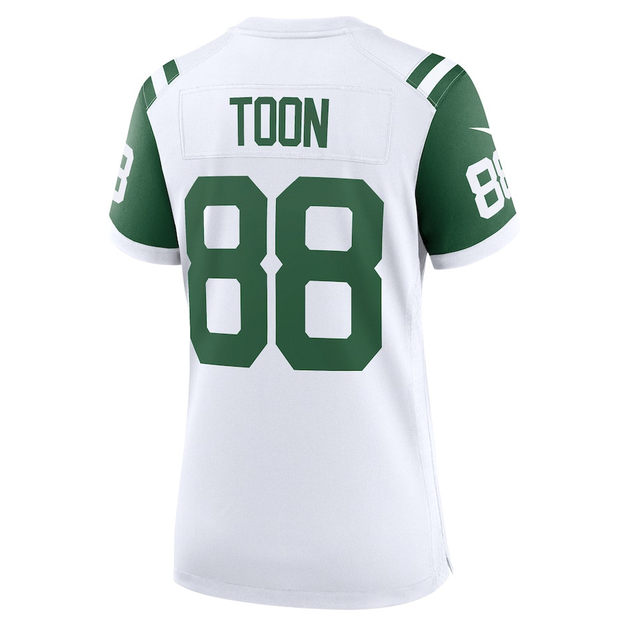 Al Toon 88 New York Jets Women's Classic Alternate Retired Player Game Jersey - White JS2266 nicesnker - Image 3