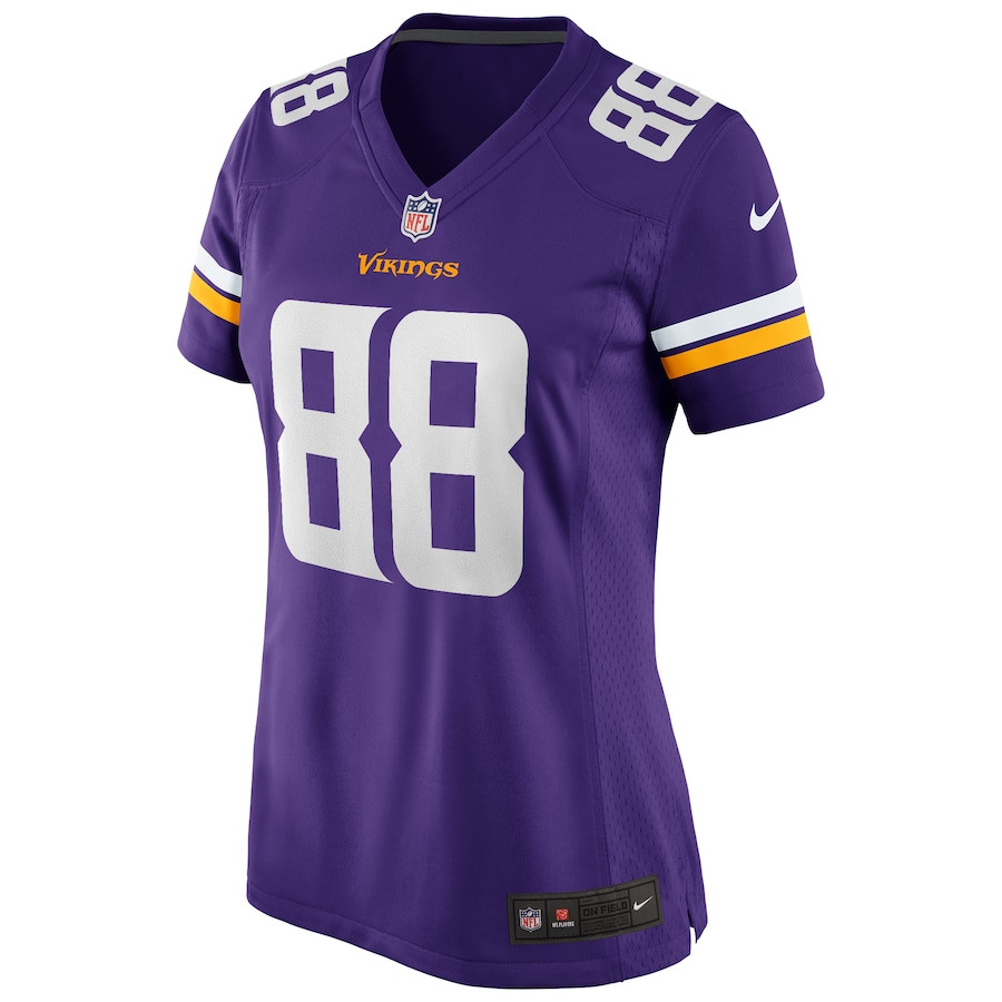 Alan Page 88 Minnesota Vikings Women Game Retired Jersey - Purple JS1915 nicesnker - Image 2