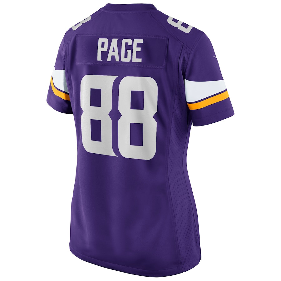 Alan Page 88 Minnesota Vikings Women Game Retired Jersey - Purple JS1915 nicesnker - Image 3