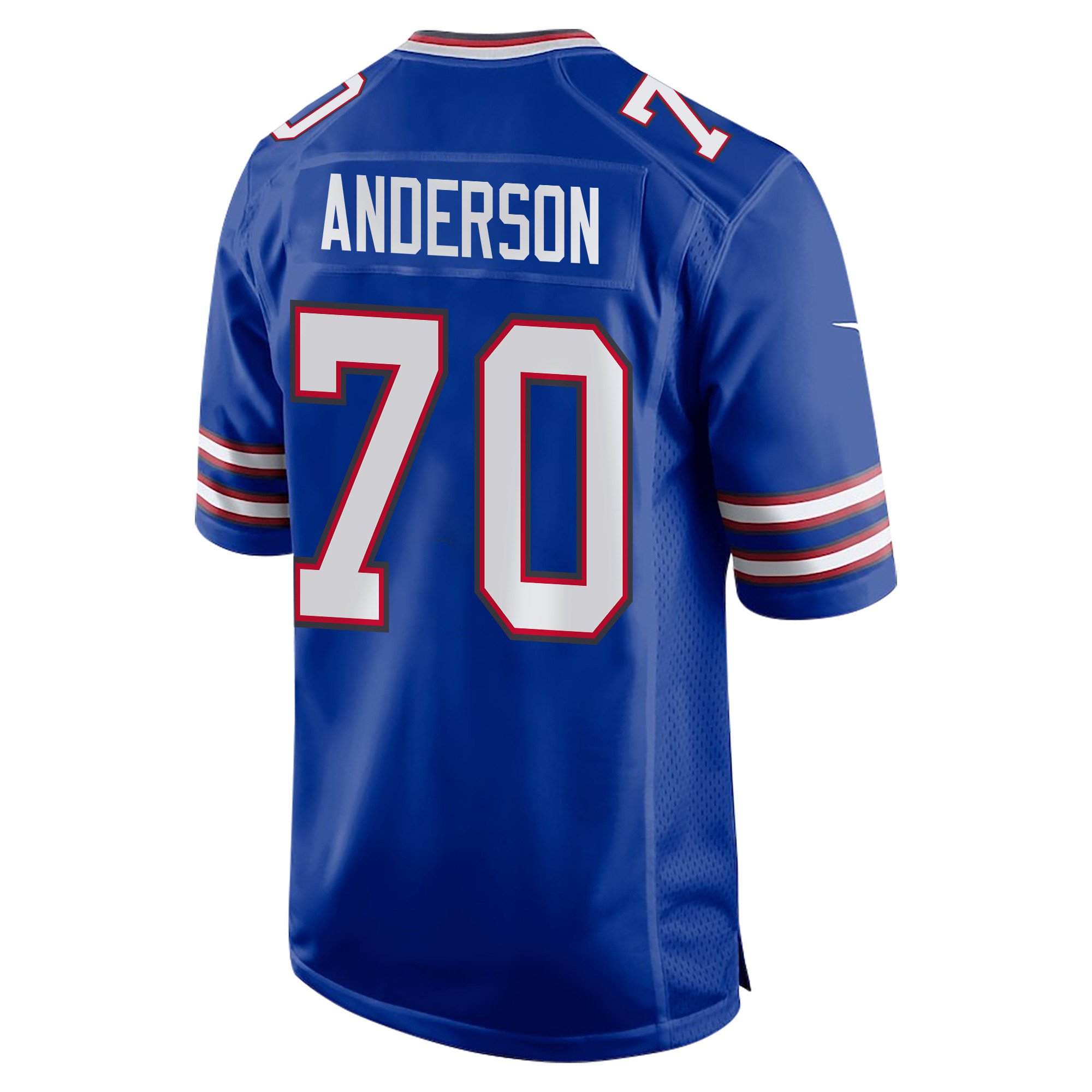 Alec Anderson 70 Buffalo Bills Super Bowl LIX Champions Patch 'New Orleans - A Symphony of Sport' EMBROIDERED Game Men Jersey - Royal JS5848 nicesnker - Image 2