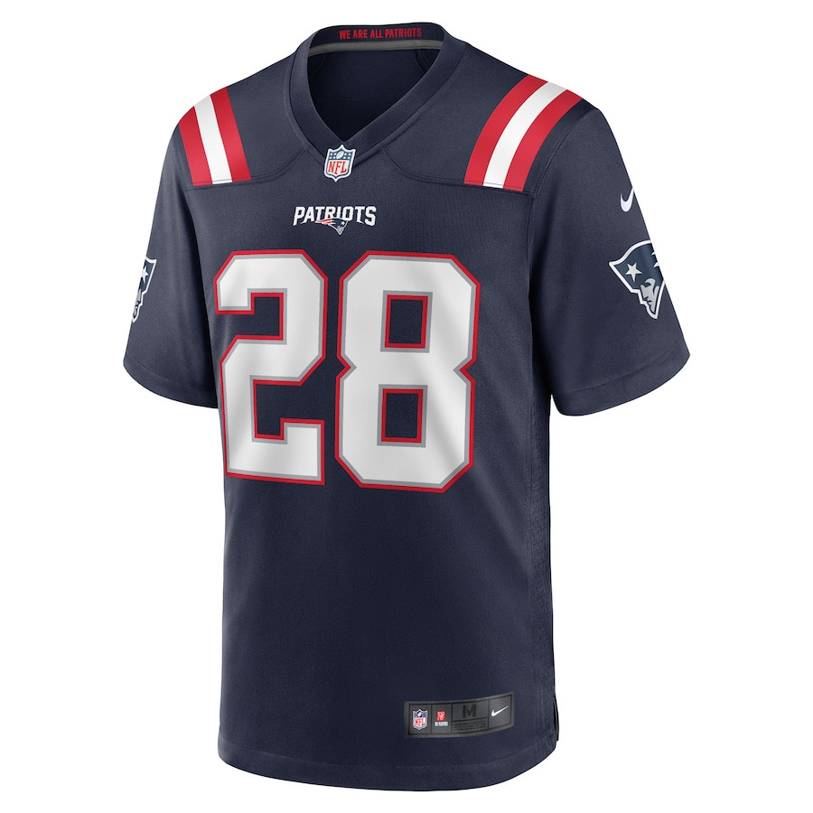 Alex Austin 28 New England Patriots Team Game Men Jersey - Navy JS9530 nicesnker - Image 2