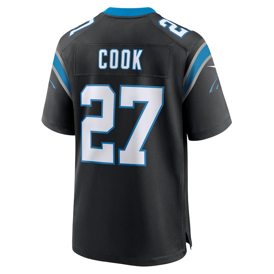 Alex Cook 27 Carolina Panthers Game Men Jersey - Black JS1916 nicesnker - Image 3