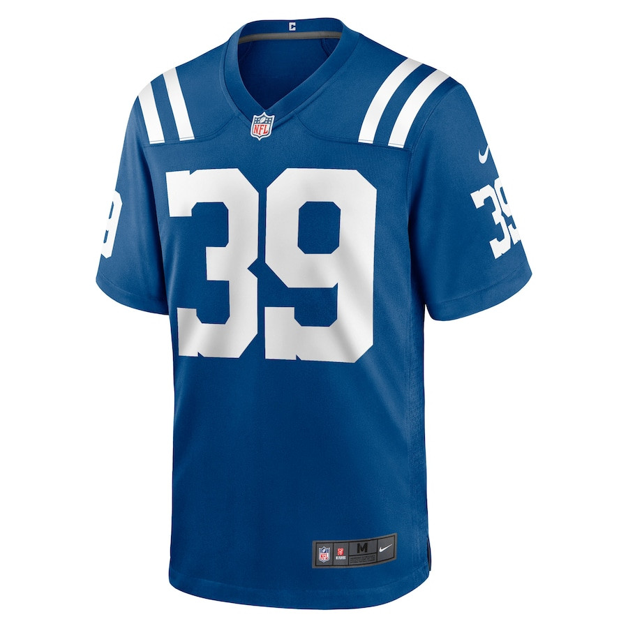 Alex Johnson 39 Indianapolis Colts Team Game Men Jersey - Royal JS1600 nicesnker - Image 2