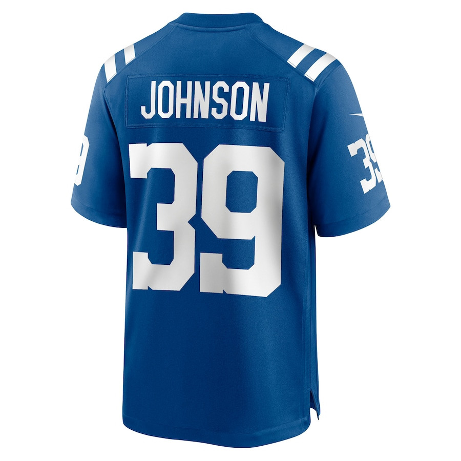 Alex Johnson 39 Indianapolis Colts Team Game Men Jersey - Royal JS1600 nicesnker - Image 3