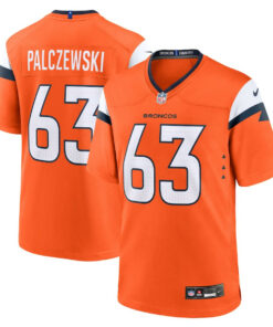 Alex Palczewski 63 Denver Broncos Team Game Men Jersey - Orange JS6398 nicesnker