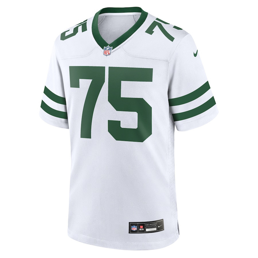 Alijah Vera-Tucker 75 New York Jets Game Jersey - Men, Legacy White JS7884 nicesnker - Image 2