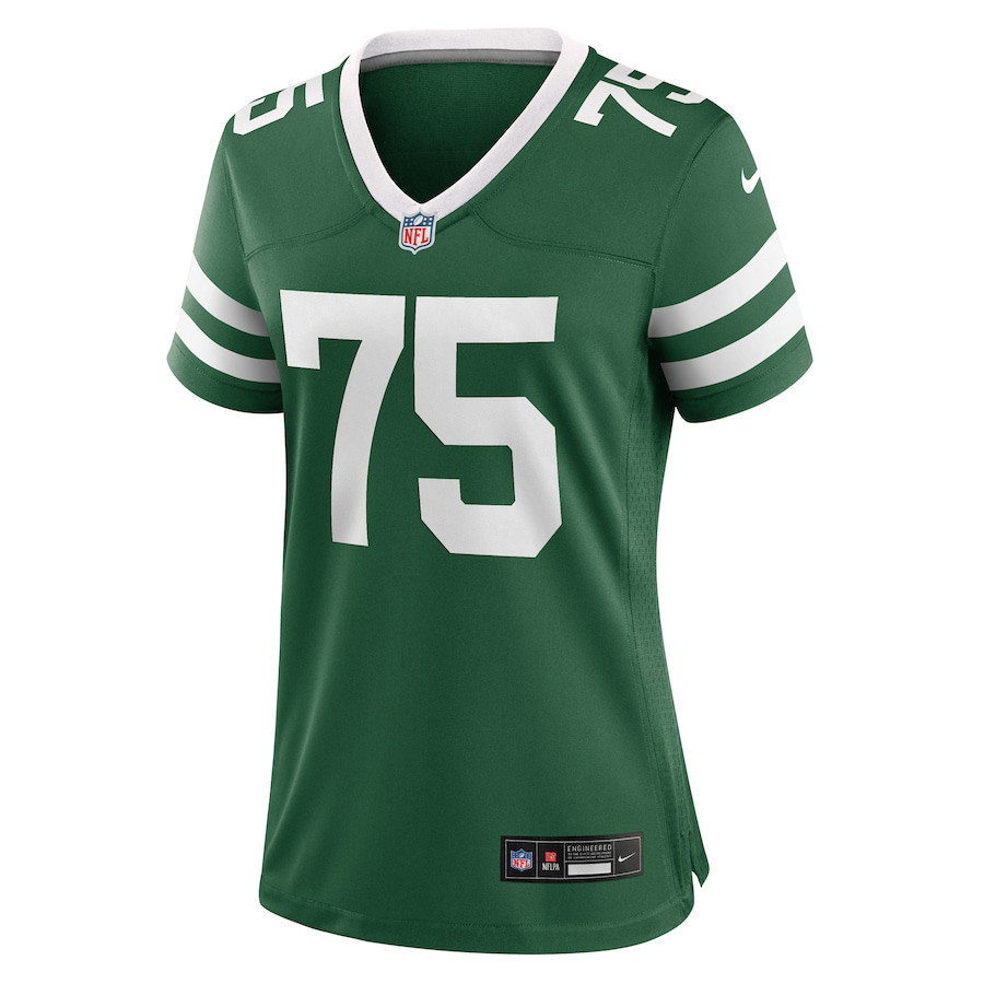 Alijah Vera-Tucker 75 New York Jets Women's Team Game Jersey - Legacy Green JS3022 nicesnker - Image 2