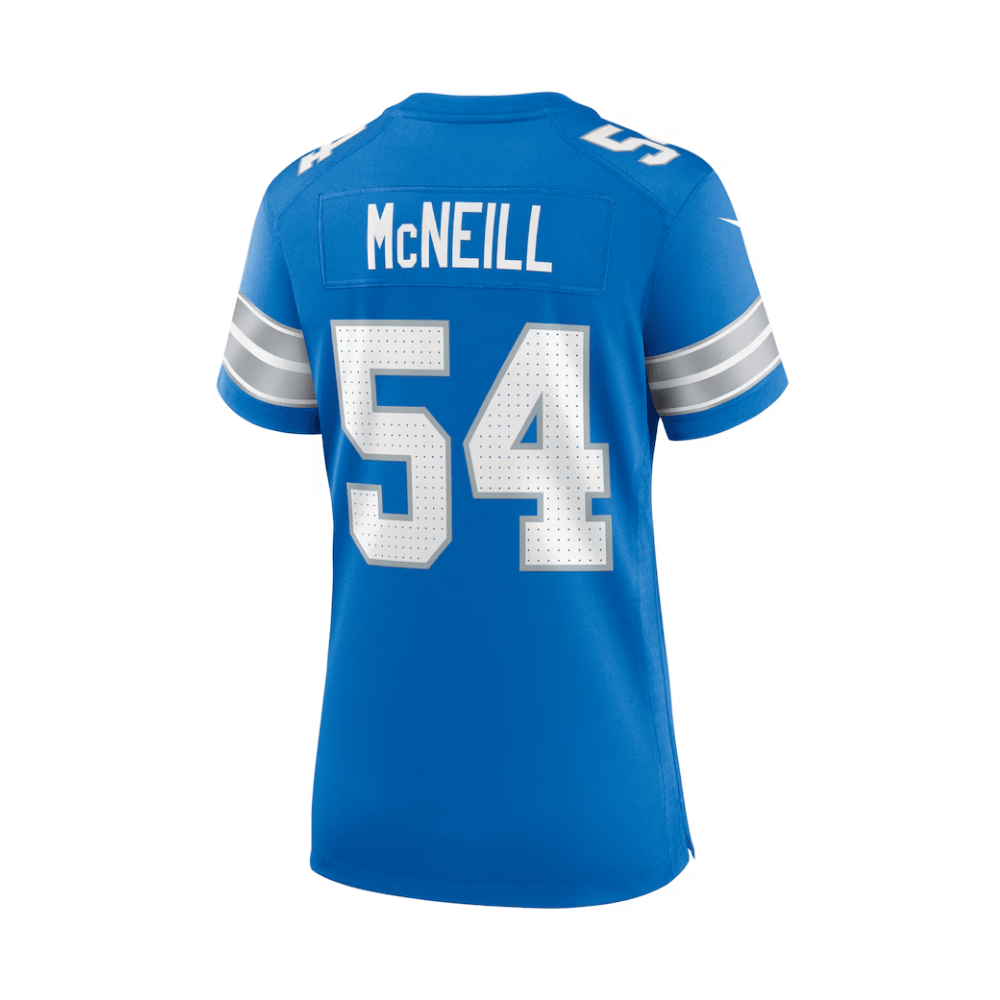 Alim McNeill 54 Detroit Lions 2025 Pro Bowl Patch Women Game Jersey - Blue JS1149 nicesnker - Image 2