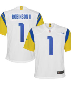 Allen Robinson 1 Los Angeles Rams YOUTH Game Jersey - White JS9209 nicesnker