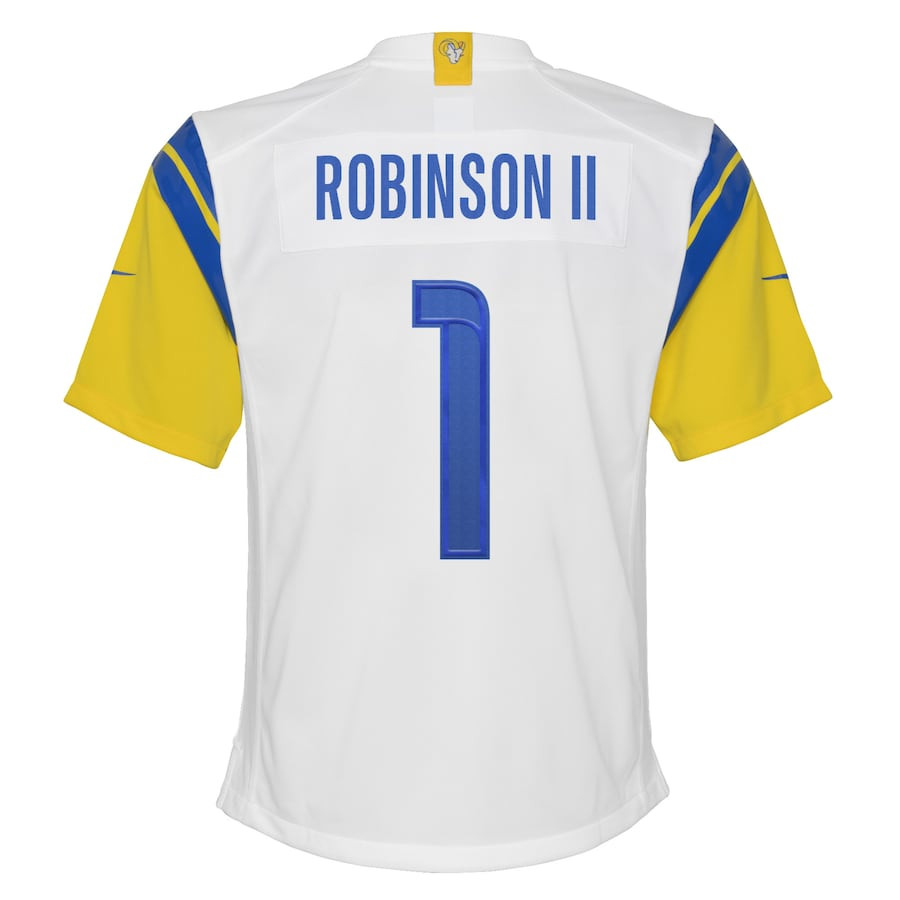 Allen Robinson 1 Los Angeles Rams YOUTH Game Jersey - White JS9209 nicesnker - Image 3