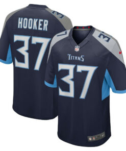 Amani Hooker 37 Tennessee Titans Game Men Jersey - Navy JS4649 nicesnker