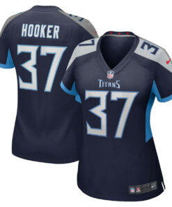 Amani Hooker 37 Tennessee Titans Women's Game Jersey - Navy JS1131 nicesnker