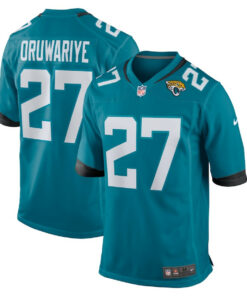 Amani Oruwariye 27 Jacksonville Jaguars Game Men Jersey - Teal JS4186 nicesnker