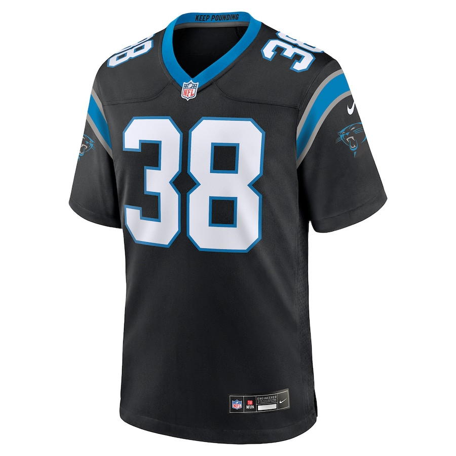 Amar? Barno 38 Carolina Panthers Game Men Jersey - Black JS7503 nicesnker - Image 2