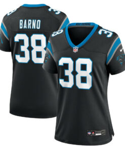 Amar? Barno 38 Carolina Panthers Women's Game Jersey - Black JS6034 nicesnker