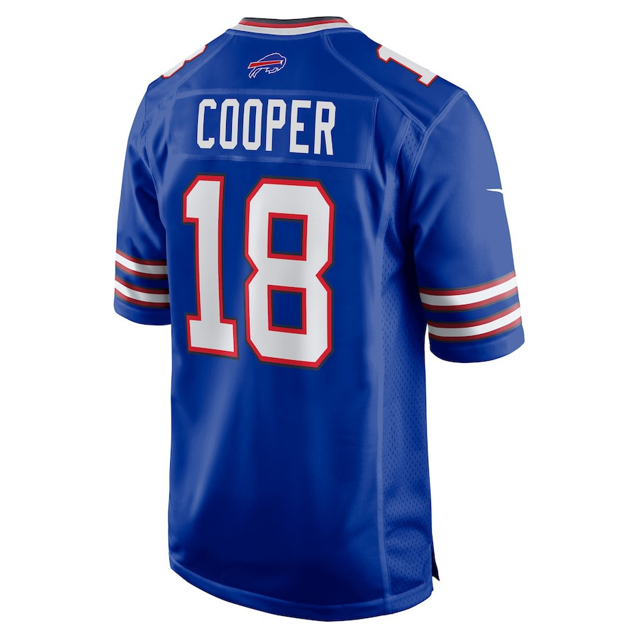 Amari Cooper #18 Buffalo Bills Super Bowl LIX Jersey - Men's - Royal JS2135 nicesnker - Image 3