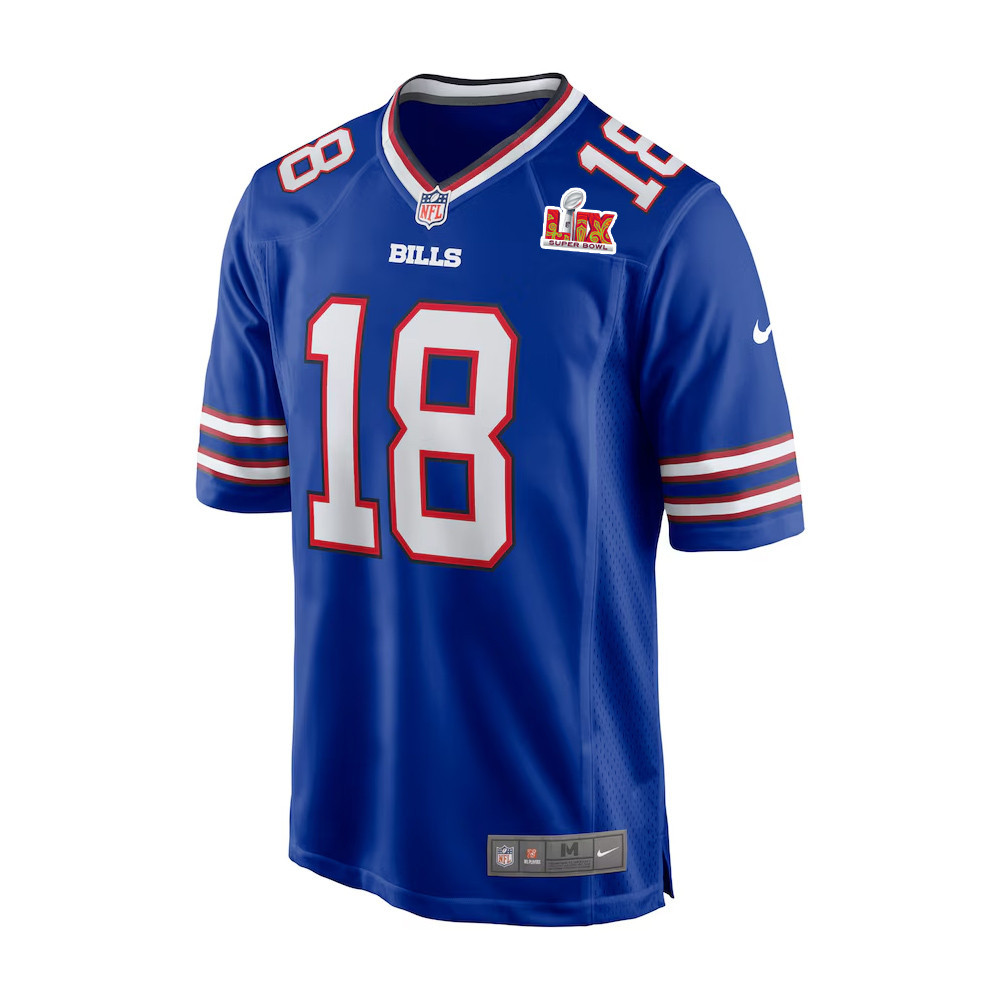 Amari Cooper #18 Buffalo Bills Super Bowl LIX Jersey - Men's - Royal JS2135 nicesnker - Image 2