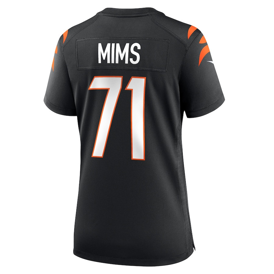 Amarius Mims 71 Cincinnati Bengals Women's Game Jersey - Black JS1574 nicesnker - Image 3
