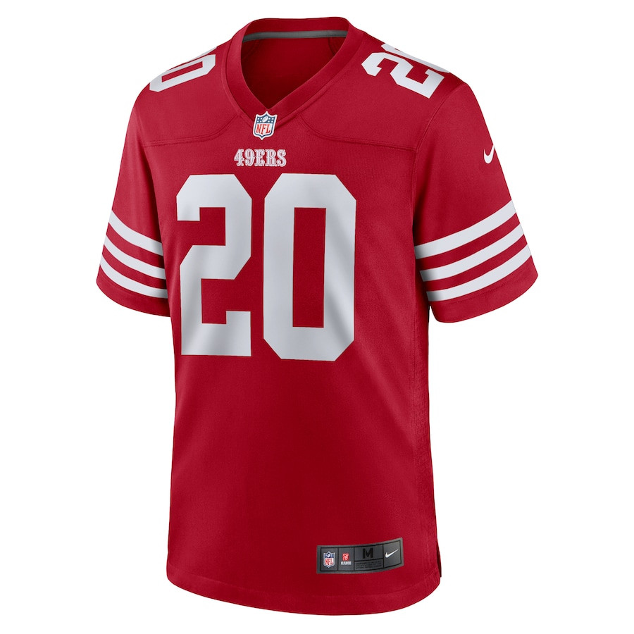 Ambry Thomas 20 San Francisco 49ers Game Men Jersey - Scarlet JS9793 nicesnker - Image 2